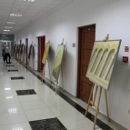 Wystawa malarstwa podczas MODN w Kujawsko - Pomorskiej Szkole Wyższej